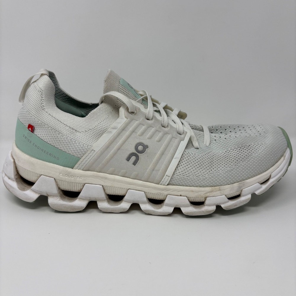 On Cloudswift 3 Women's Size 9 White Glacier Running Shoes (3WD10451195)